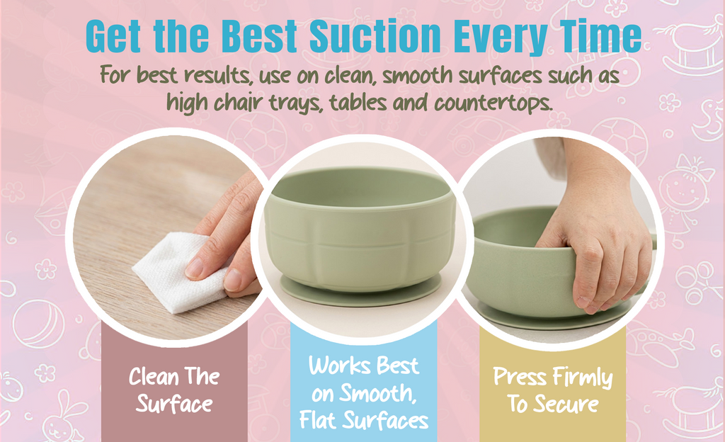 Baby Led Weaning Set 10 Pcs | BPA Free Silicone, Suction Plate with Lid, Suction Bowl, Adjustable Bib, 3-in-1 Sippy Cup, Fruit Feeder, Stainless Steel & Wooden Handle Spoons and Forks - Gift Ready